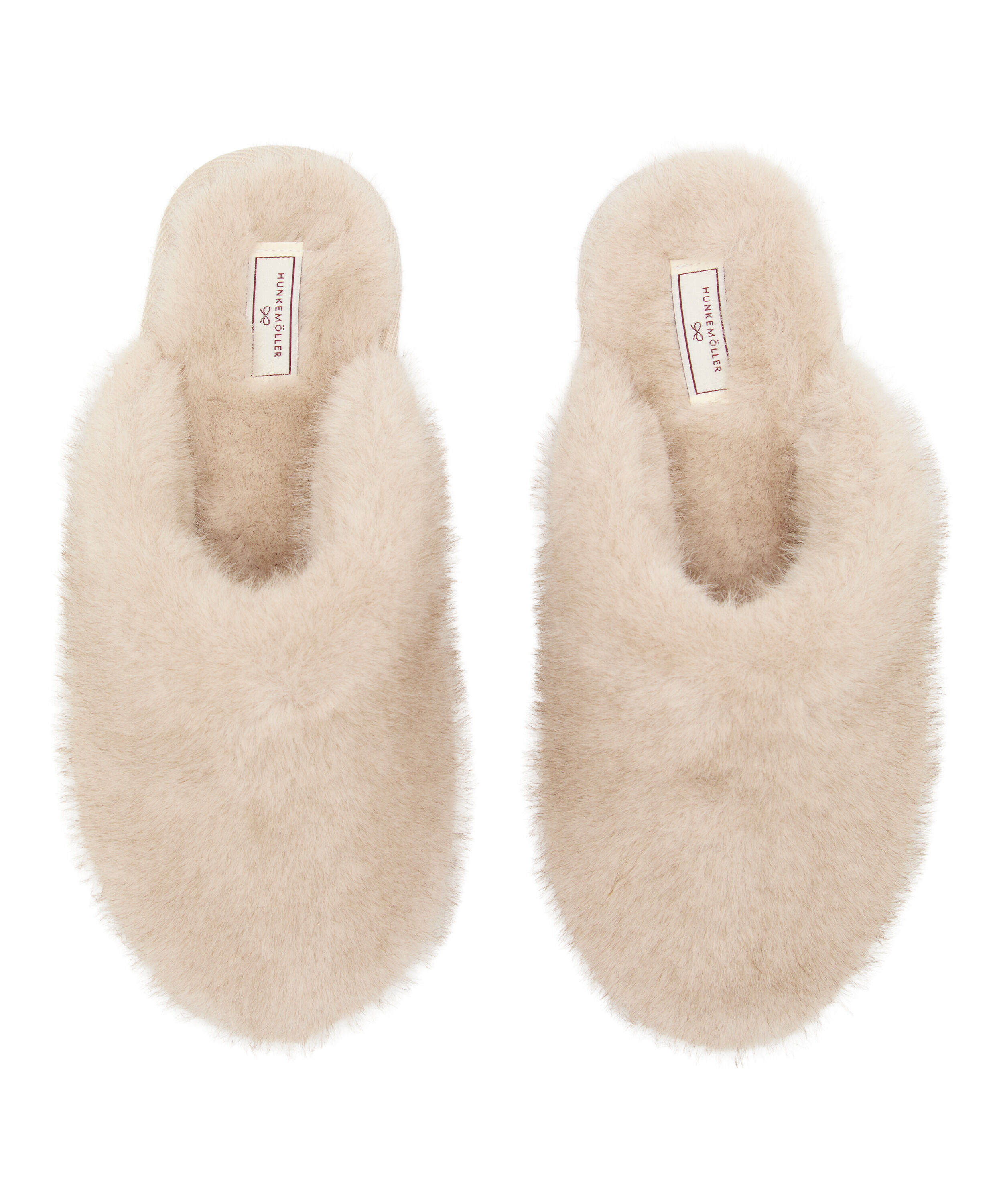 Kapcie Faux Fur, Szary