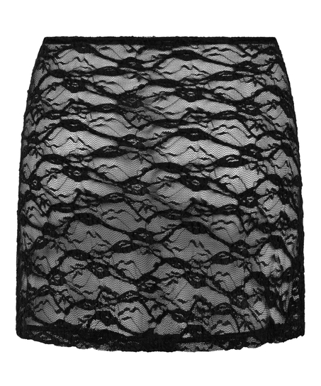 Beach Skirt Sunset Lace, Czarny
