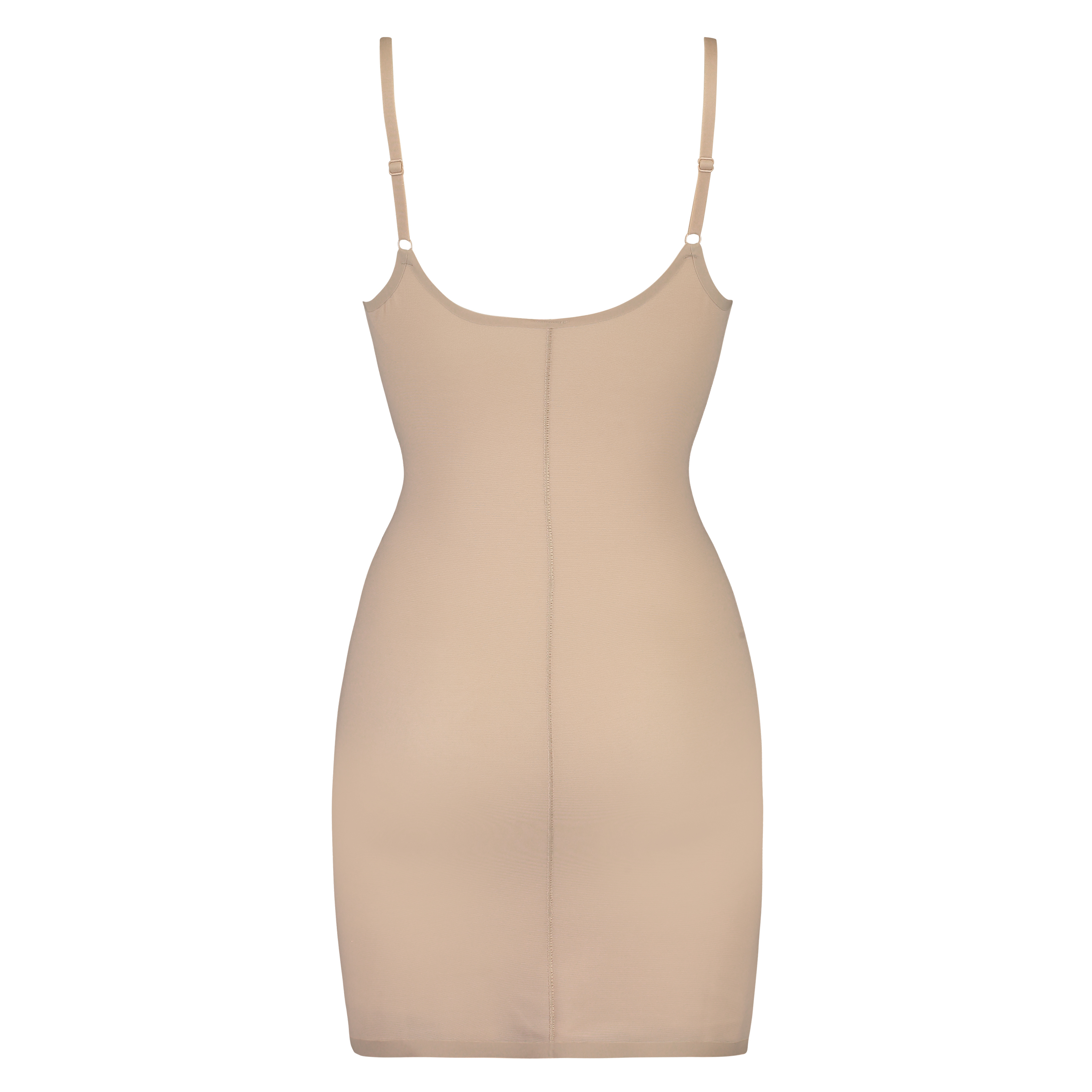 Sculpting scallop dress - Level 3, Beżowy, main