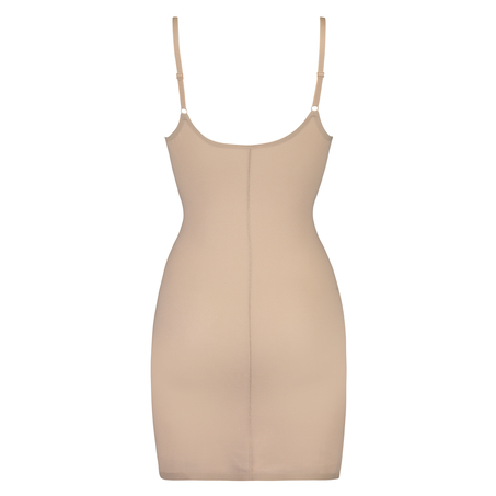 Sculpting scallop dress - Level 3, Beżowy