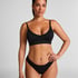 Trójkątny biustonosz bralette Dide, Czarny