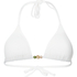 Tr&oacute;jkątny Top Bikini Crinkle, Biały