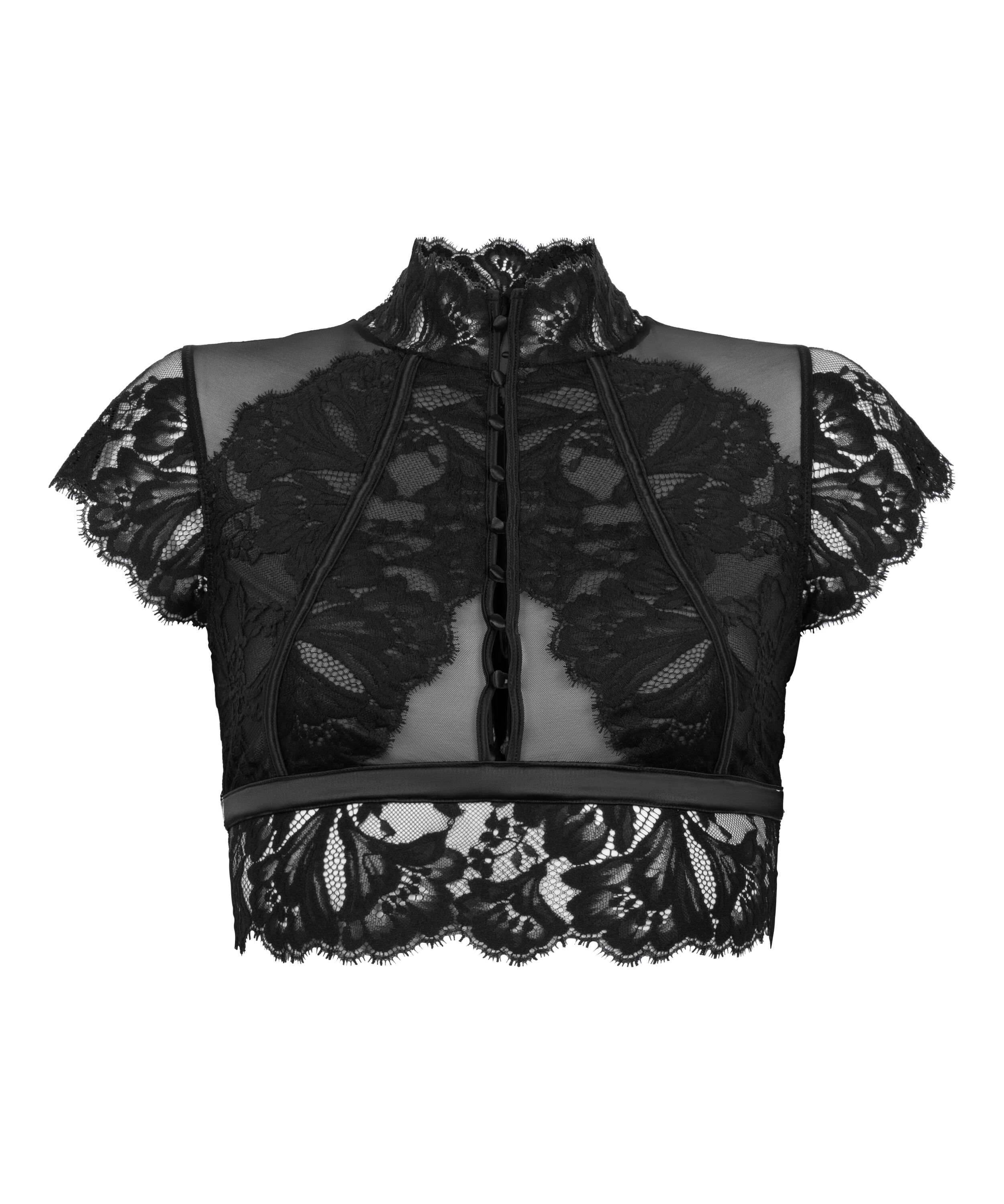 Bralette Amelia, Czarny