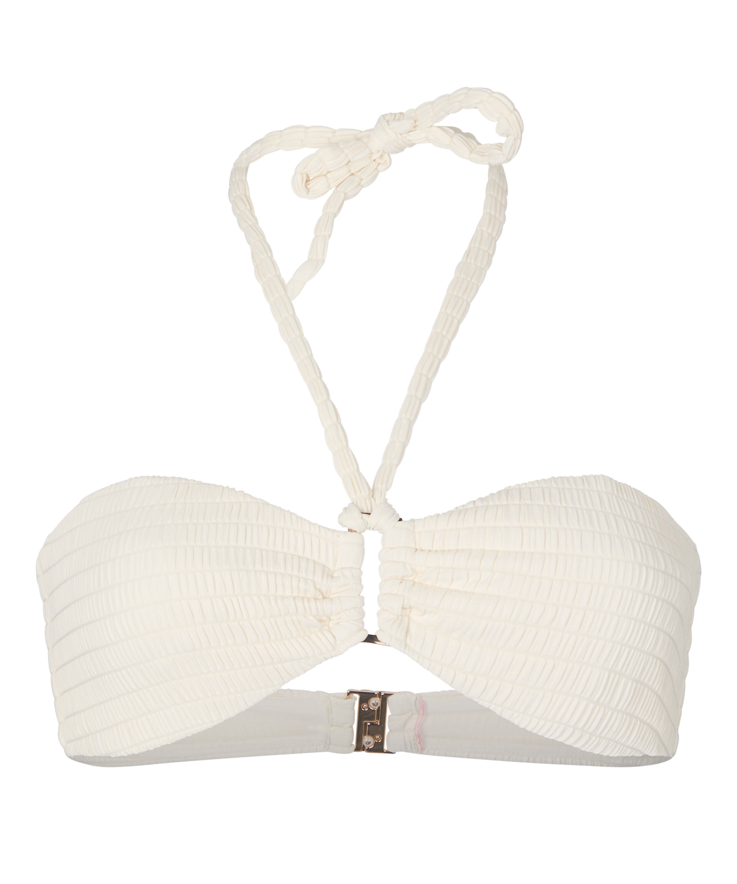 G&oacute;ra od Bikini Bandeau St Kitts, Biały