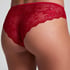 Brazyliany Invisible Lace Back, Czerwony