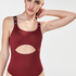 HKMX Tight Closure Swimsuit, Czerwony