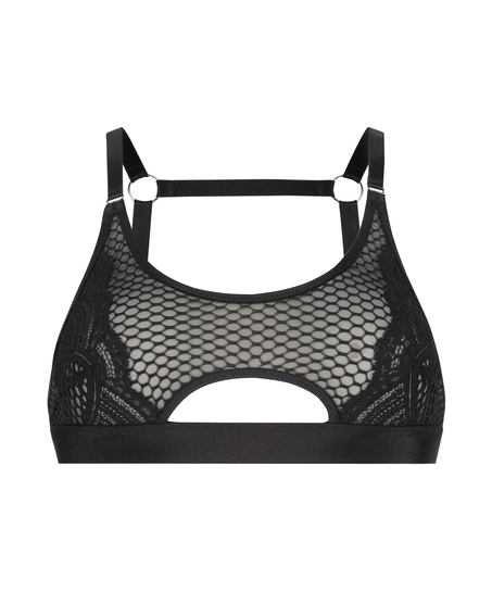 Duckie Bralette, Czarny