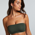 Bandeau Bralette Smooth, Zielony