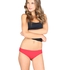 Thong invisible scalloped, Czerwony
