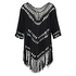 Fringe Tunic, Czarny