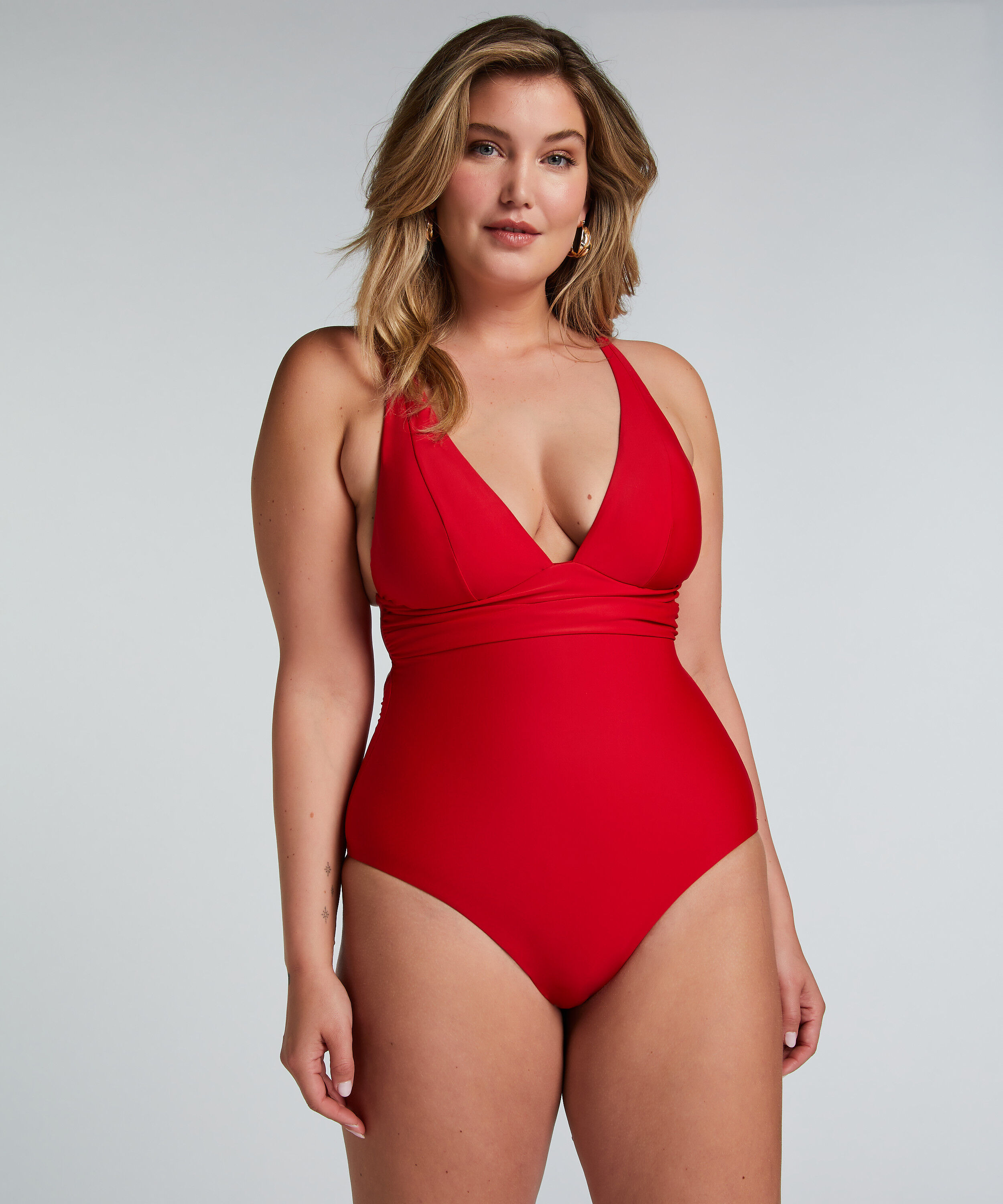 Str&oacute;j kąpielowy Shaping Luxe, Czerwony