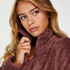 Fleece Snuggle Top, Fioletowy