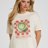 T-shirt z Nadrukiem, Biały