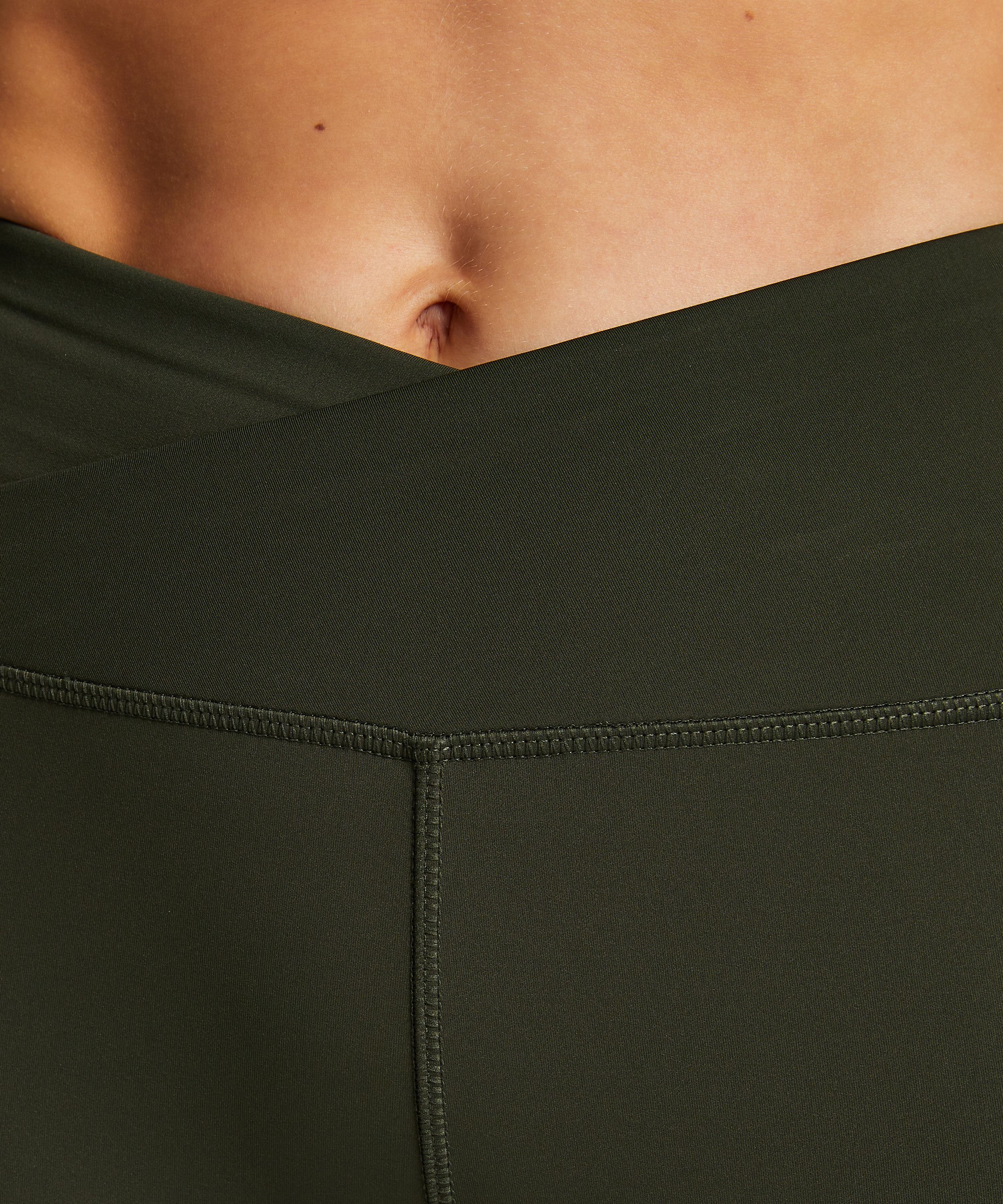 Legginsy z wysokim stanem, Zielony, main