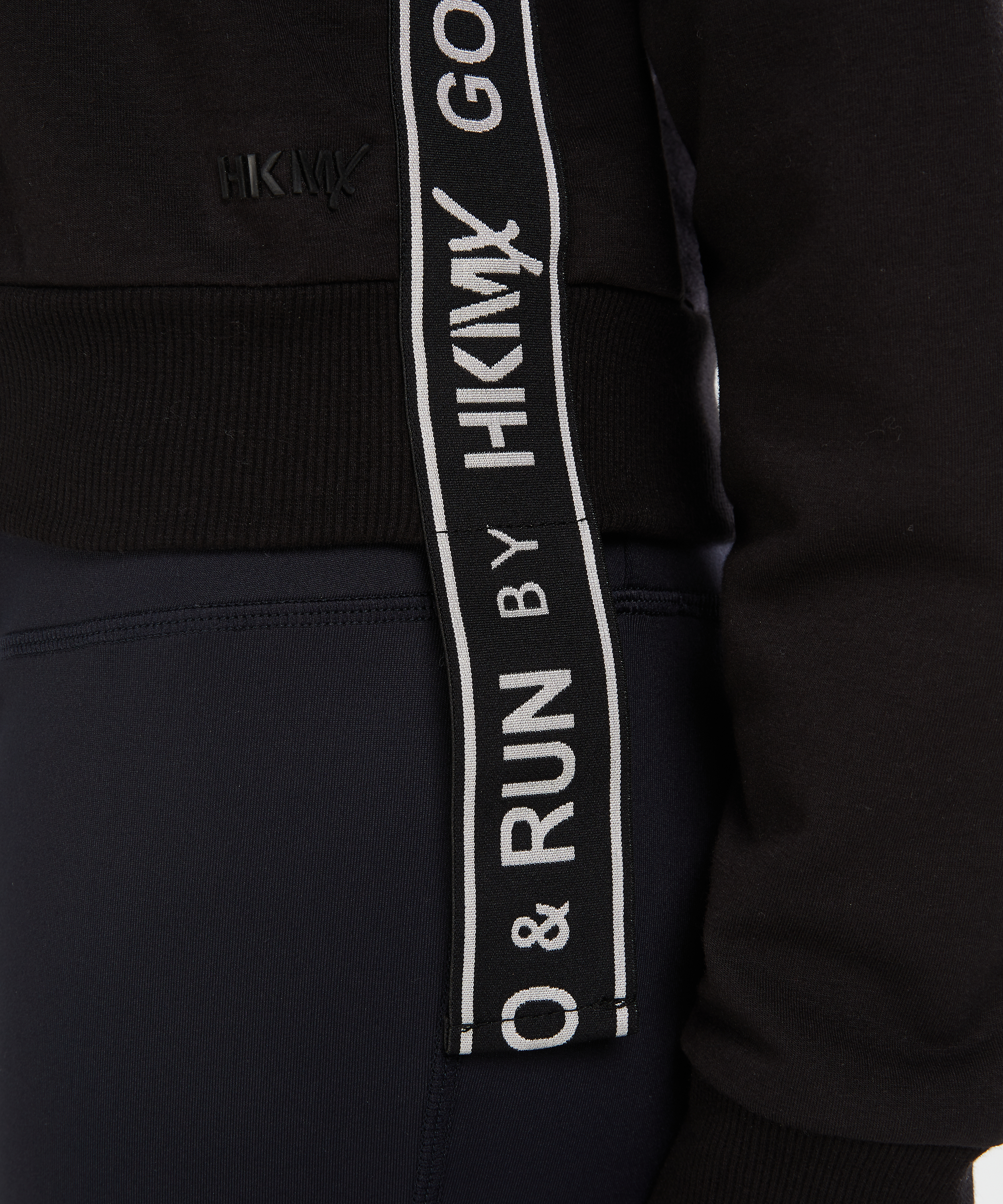 HKMX cropped sweater, Czarny, main