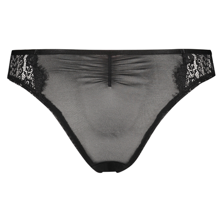 Odilla high-leg Brazilian, Czarny