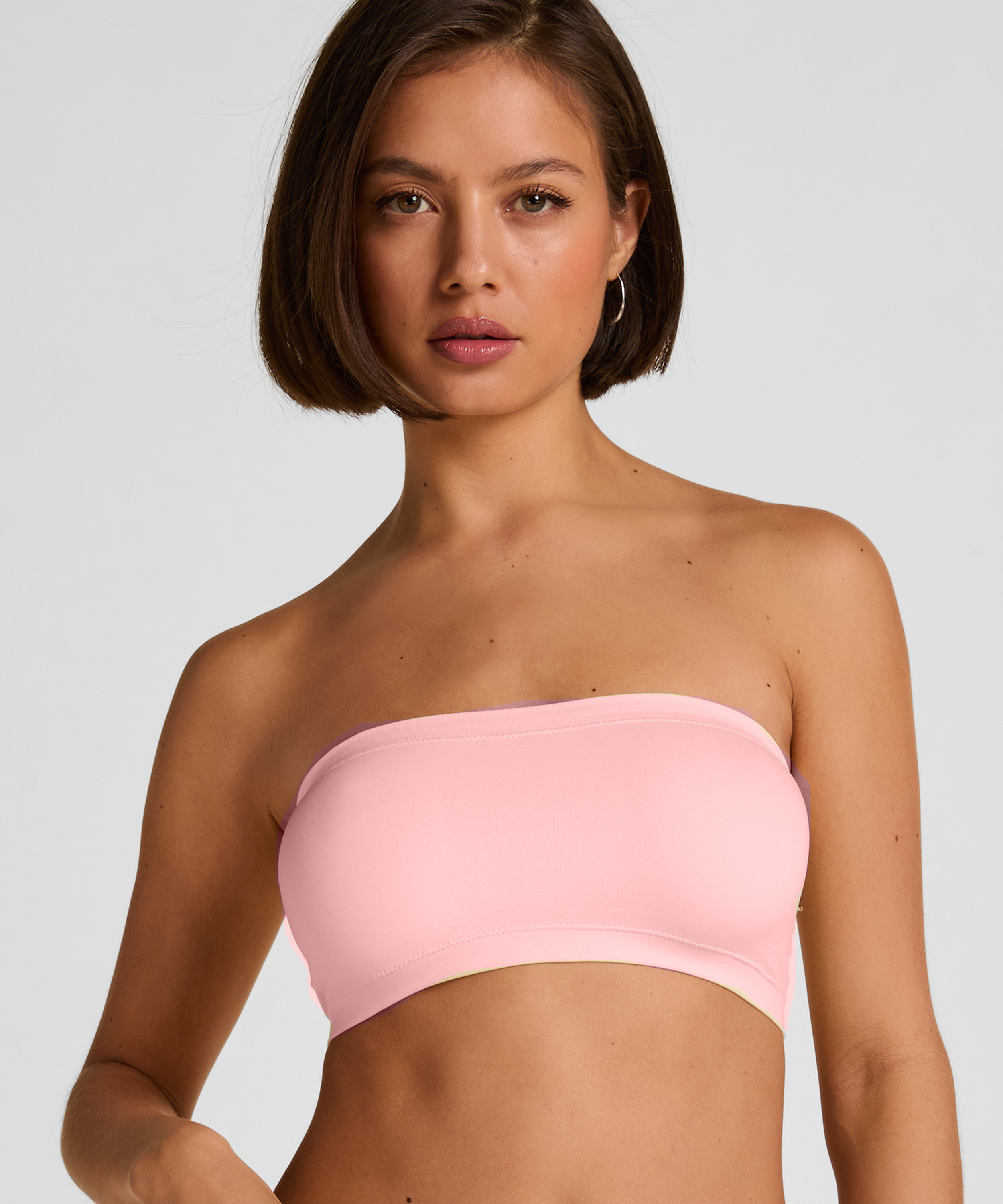 Biustonosz bralette bandeau Dide, R&oacute;żowy, main