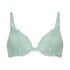 Biustonosz usztywniany z fiszbinami Ida, Zielony