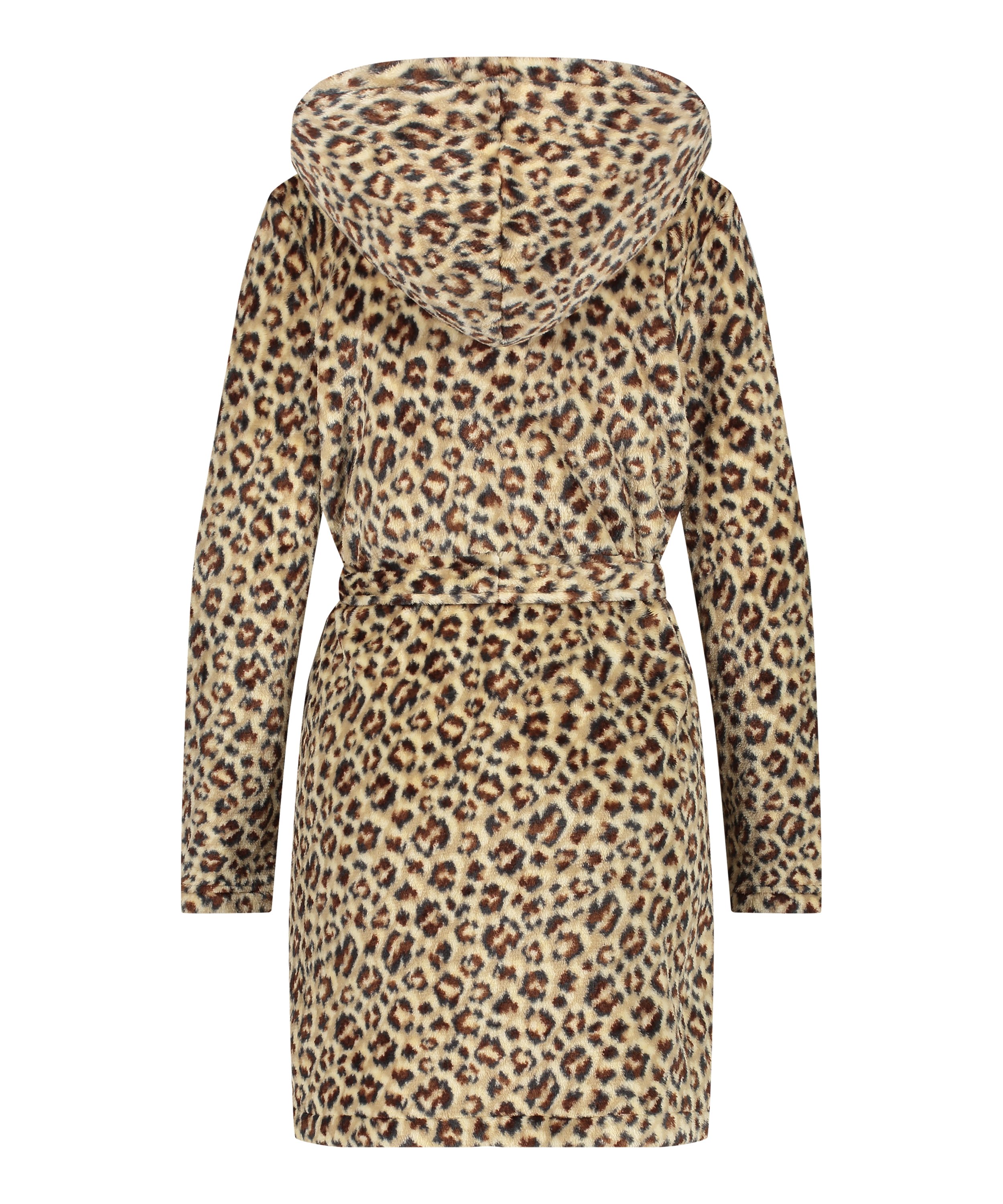 Szlafrok z polaru, Beżowy, main