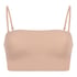 Bandeau Bralette Smooth, Beżowy
