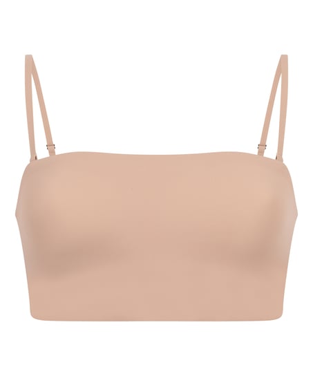 Bandeau Bralette Smooth, Beżowy