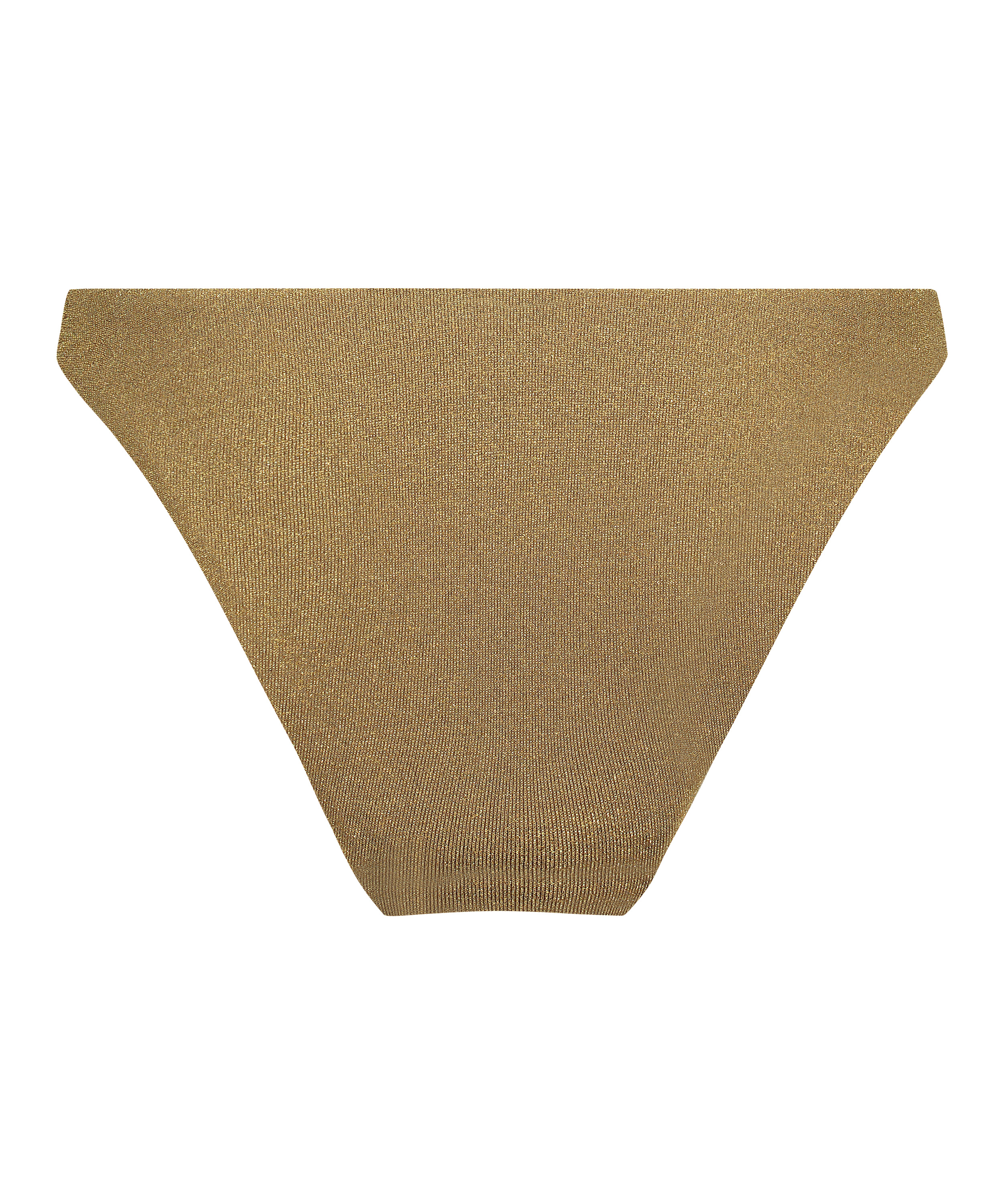Majtki Bikini Wysoko Krojona Goldie Shimmer, Ż&oacute;łty, main