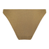 Majtki Bikini Wysoko Krojona Goldie Shimmer, Ż&oacute;łty