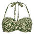Biustonosz Bikini z Fiszbinami i Wypełnieniem Cancun, Zielony