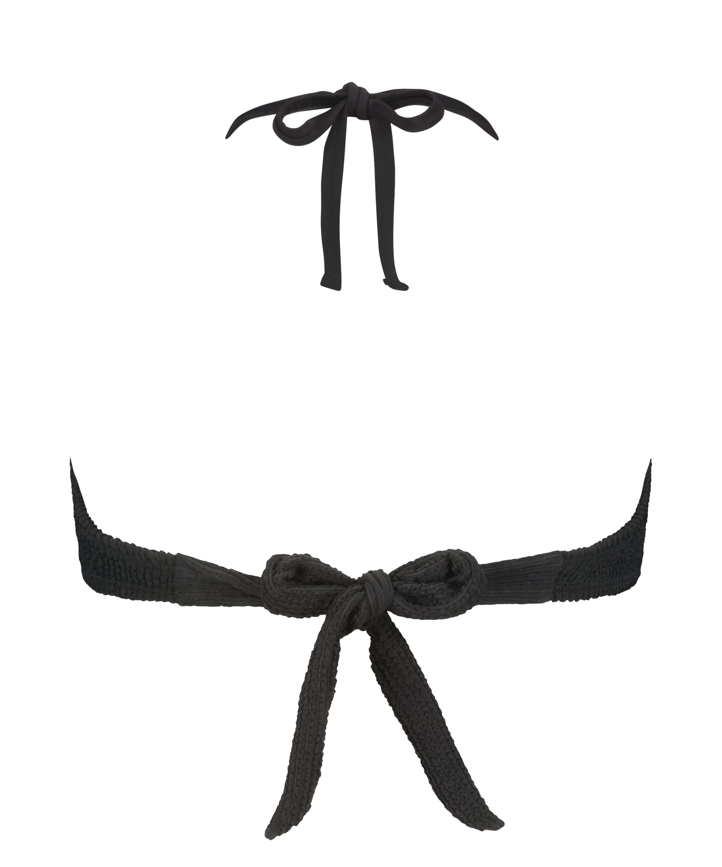 G&oacute;ra od bikini typu bandeau Crinkle, Czarny, main