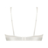 Siateczkowy biustonosz bralette, Biały