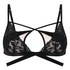 Biustonosz bralette Nisha, Czarny