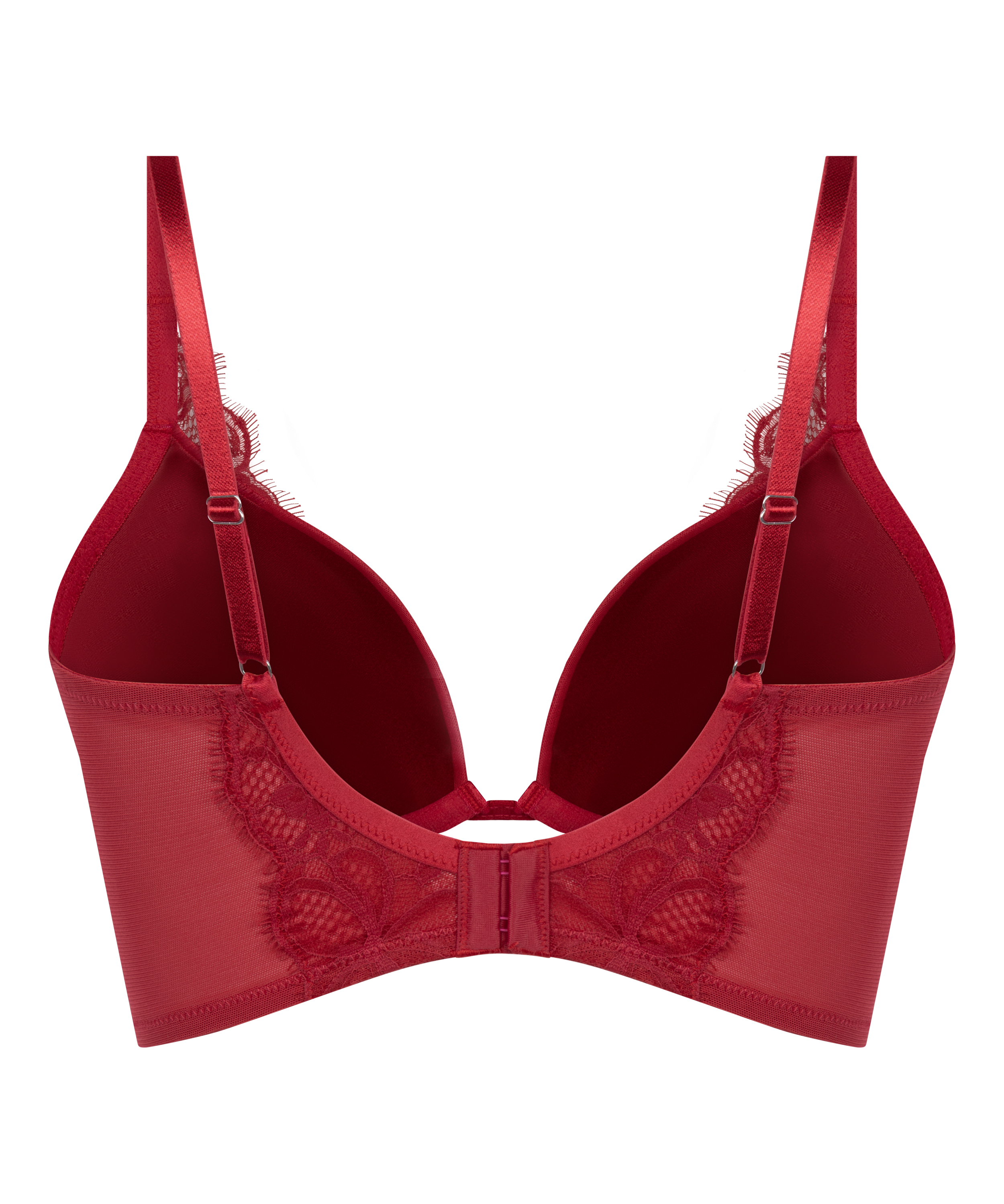 Biustonosz Push-Up Longline Marianna, Czerwony, main