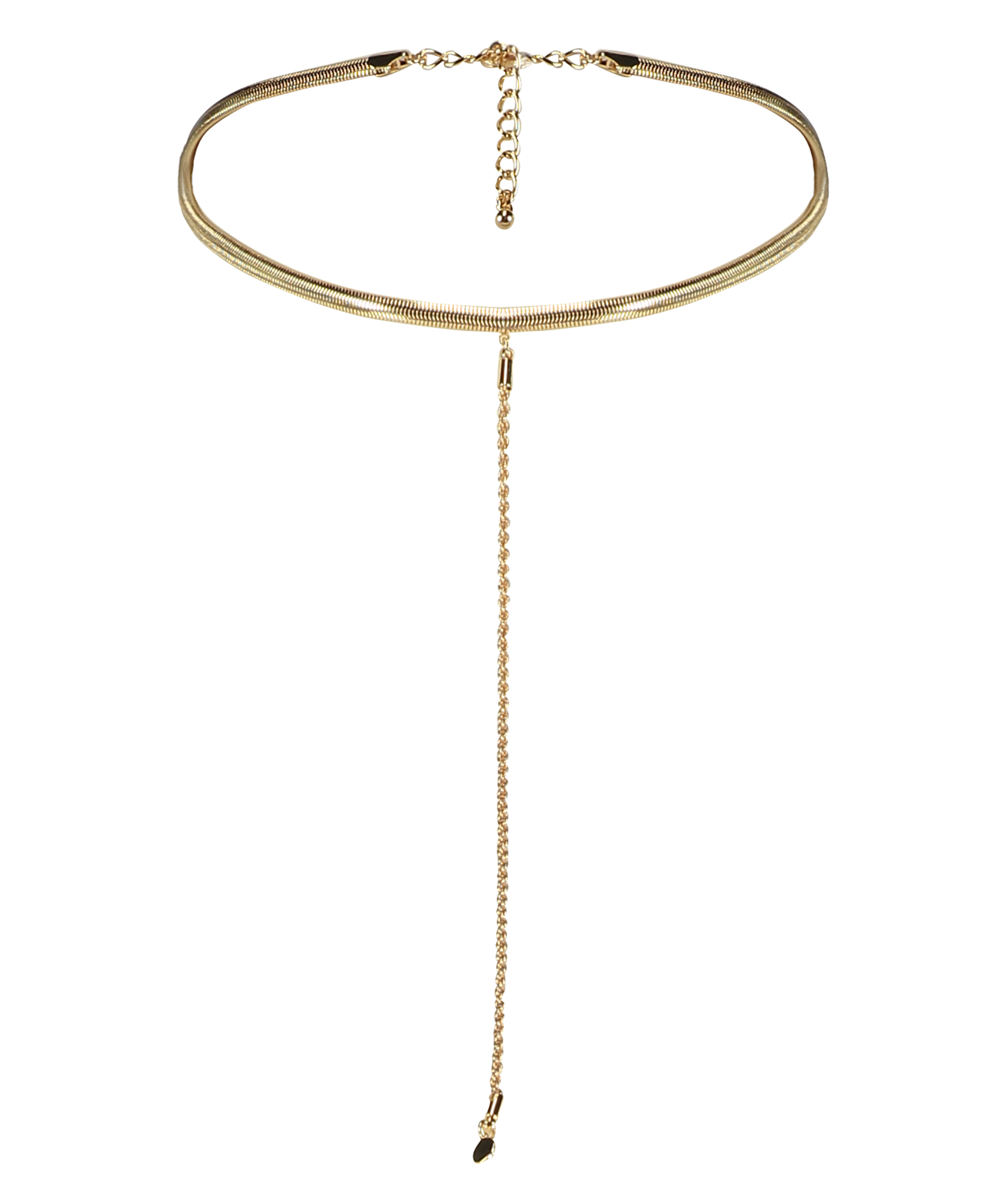 Naszyjnik łańcuszkowy, Żółty, main