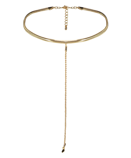 Naszyjnik łańcuszkowy, Żółty