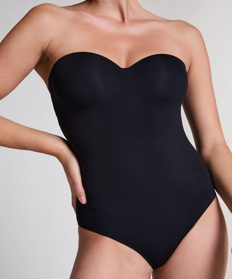 Usztywniane Body Smooth, Czarny
