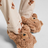 Kapcie Teddy Bear, Beżowy