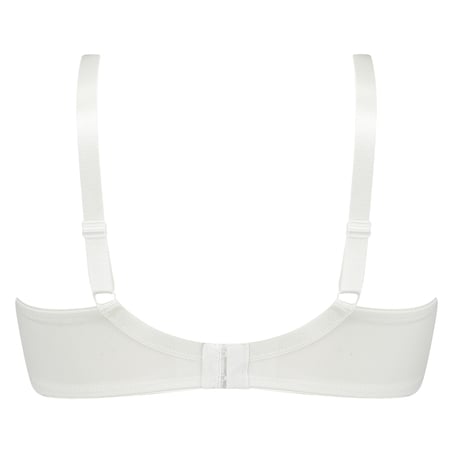 Nieusztywniany biustonosz minimizer z fiszbinami Nina, Biały