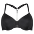 Cannes Padded Underwired Bikini Top Vivian Hoorn, Czarny