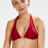 Pagoda triangle bikini top, Czerwony