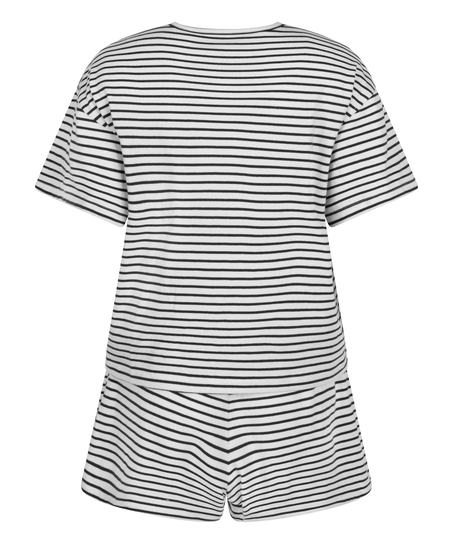 Zestaw piżamowy z dżerseju, Niebieski