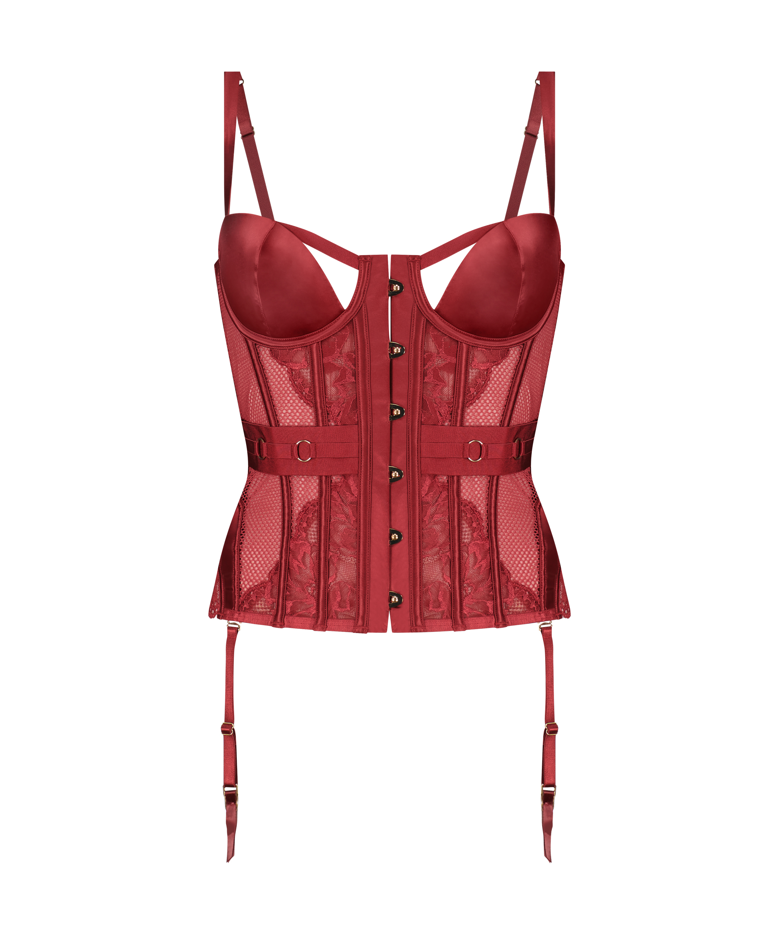 Gorset Pleasure, Czerwony, main