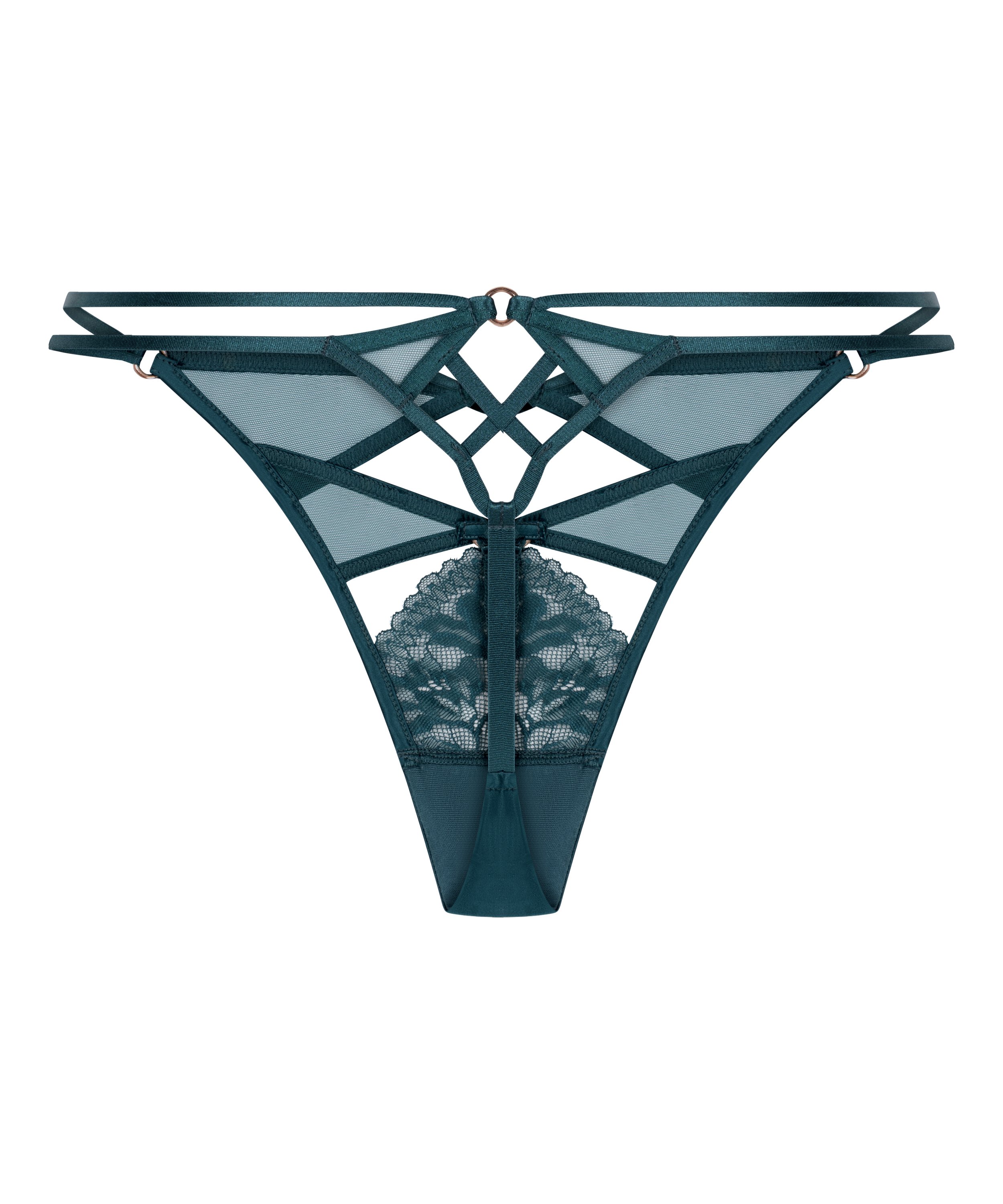 Stringi z wysokimi wycięciami Amel, Niebieski, main