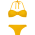 Kr&oacute;tki komplet bikini Crinkle, Ż&oacute;łty