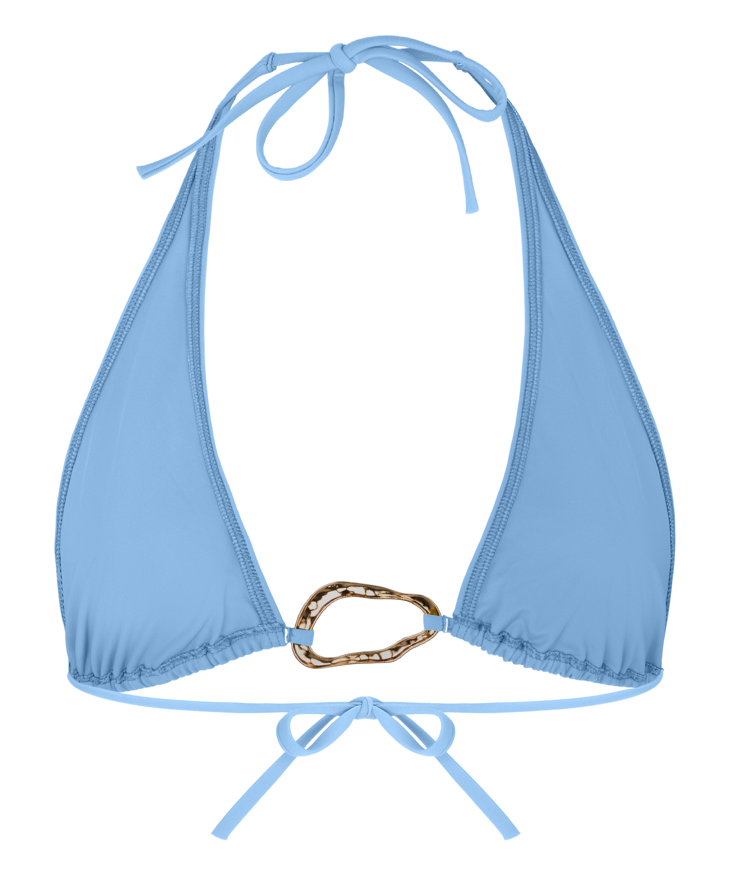 Tr&oacute;jkątny Biustonosz Bikini Verona, Niebieski, main