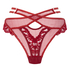Wysoko wycięte stringi Pleasure, Czerwony