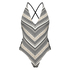 Jacquard Goddess Swimsuit Doutzen, Czarny
