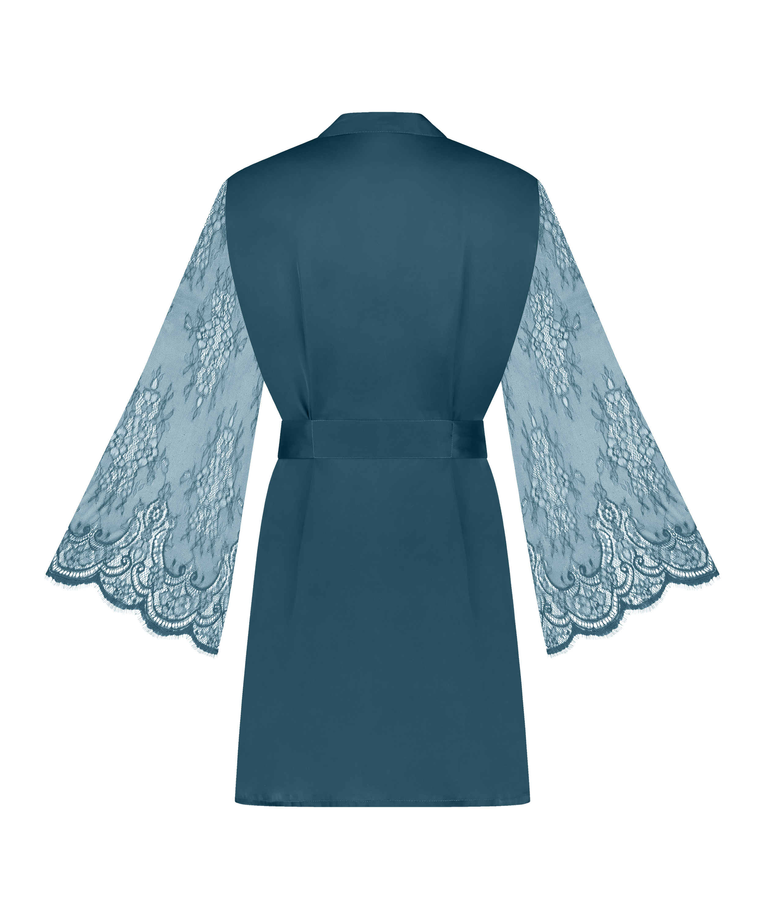 Satynowe kimono, Niebieski, main