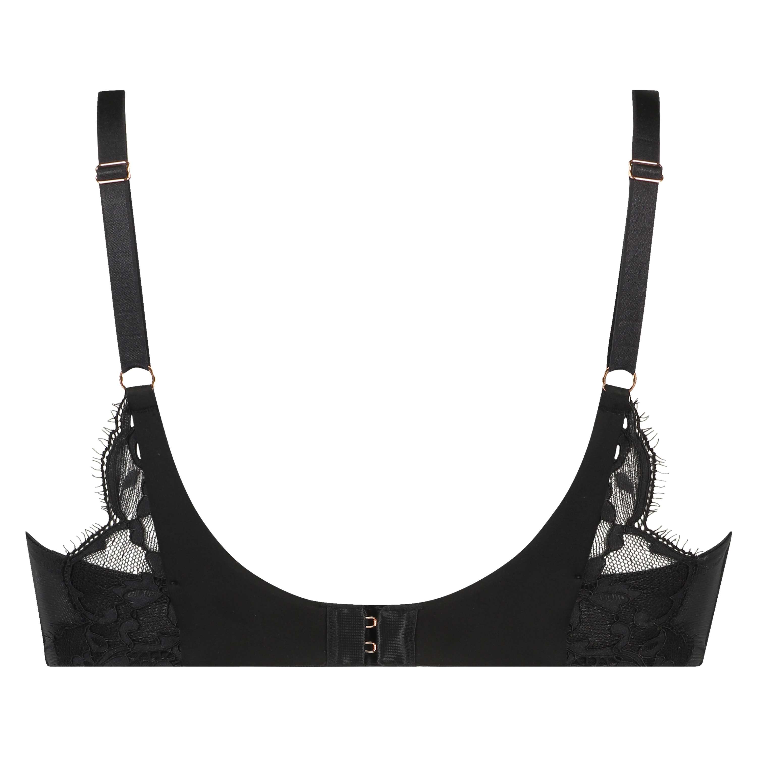 Genevieve padded push-up underwired bra, Czarny, main