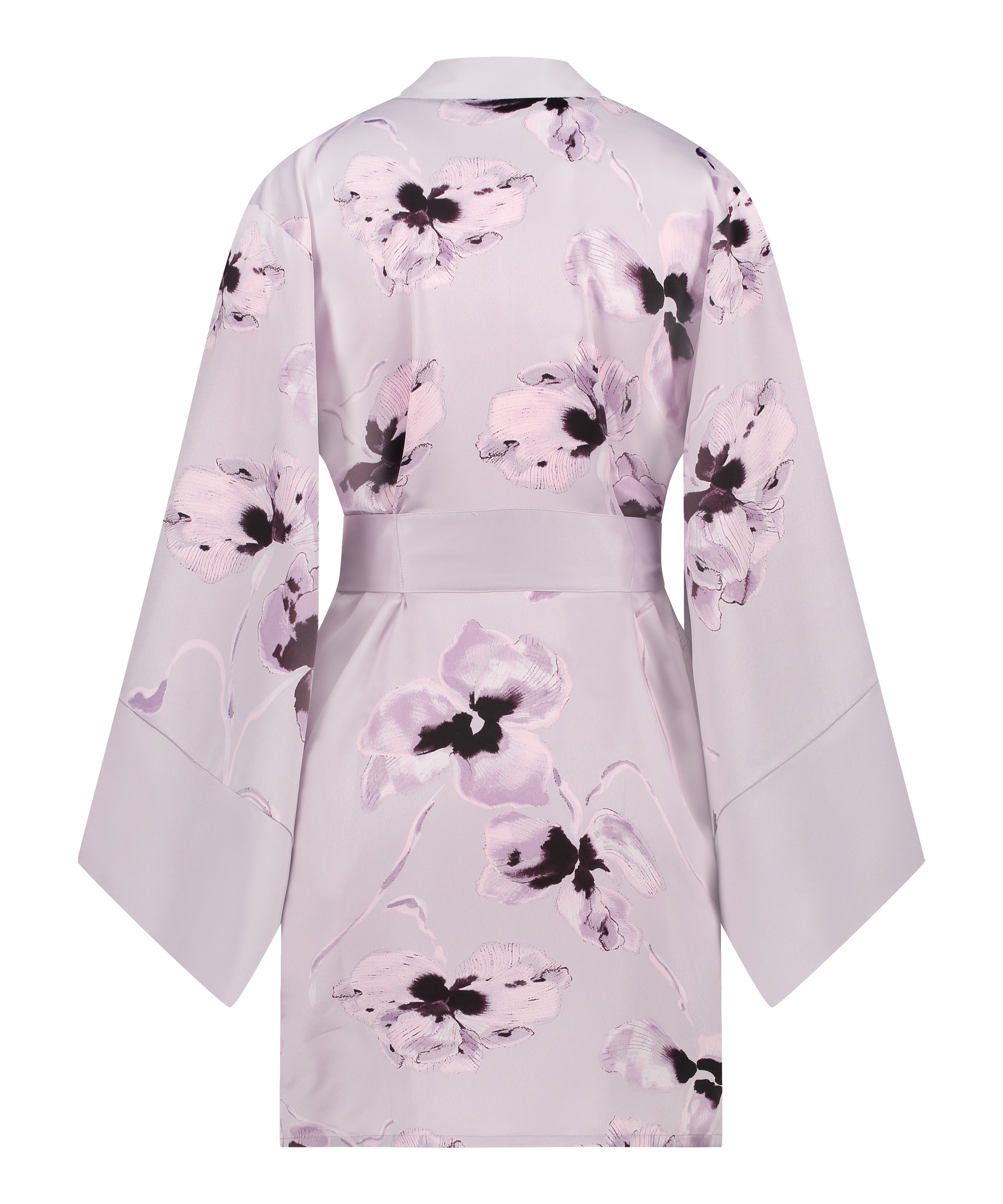 Satynowe kimono, Fioletowy, main