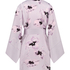 Satynowe kimono, Fioletowy